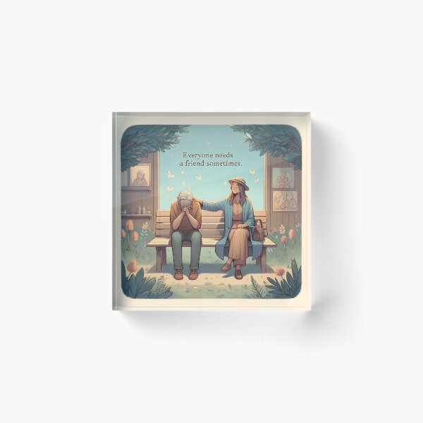Item preview, Everyone needs a friend sometimes , Illustration designed and sold by GPrint001.