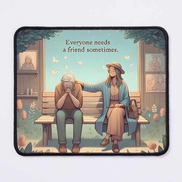 Item preview, Everyone needs a friend sometimes , Illustration designed and sold by GPrint001.