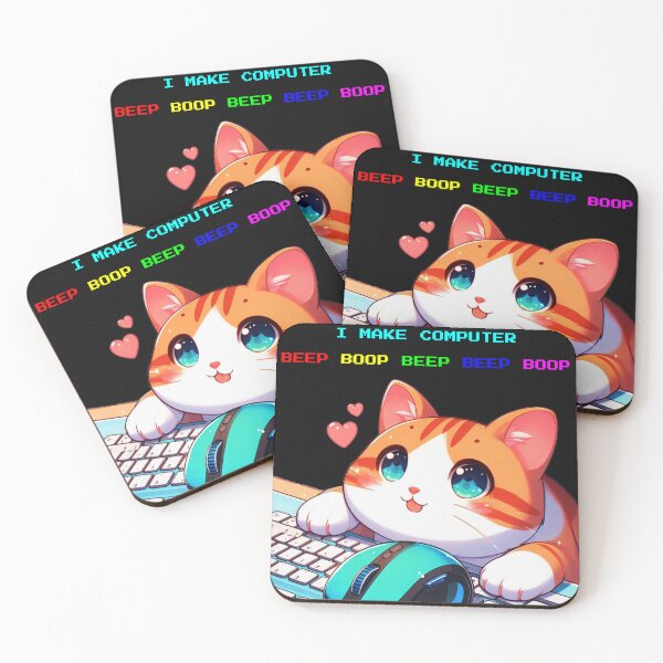 Item preview, I Are Programmer Anime Cat  designed and sold by Echonn.