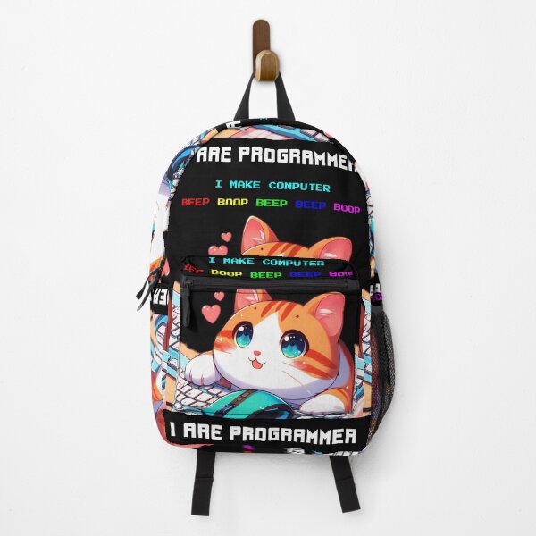 Item preview, I Are Programmer Anime Cat designed and sold by Echonn.