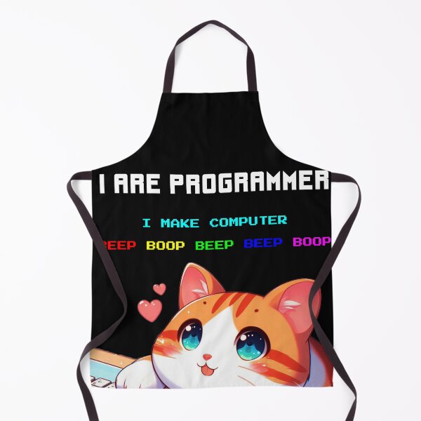 Item preview, I Are Programmer Anime Cat  designed and sold by Echonn.
