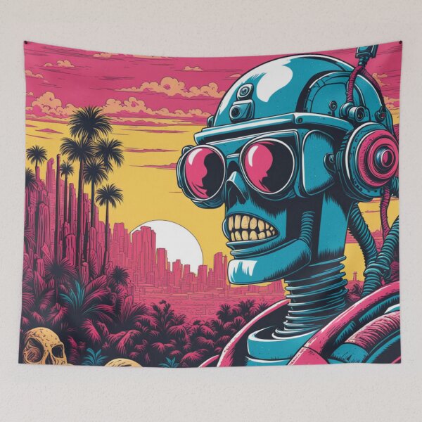 Item preview, Robot - Apocalyptic Scene  designed and sold by RobotAIArt.