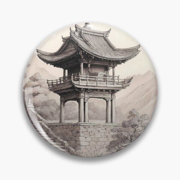 Item preview, Asian gazebo designed and sold by Pixeledfox.