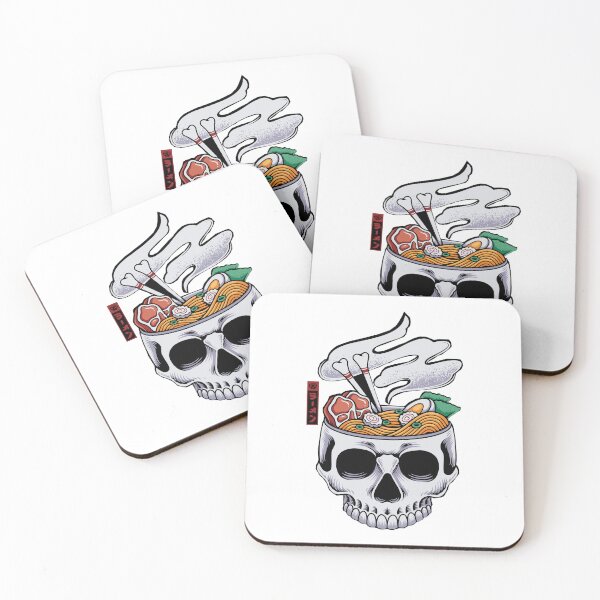 Item preview, Hot Ramen in a Skull Head Bowl designed and sold by The  Qash.