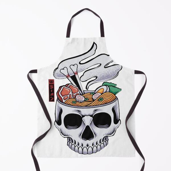 Item preview, Hot Ramen in a Skull Head Bowl designed and sold by The Qash.