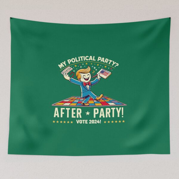 Item preview, Election Celebration Tee - 'The After-Party' 2024 Voter Shirt designed and sold by FebricFusion.