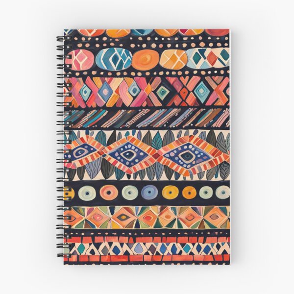 Item preview, Traditional Kilim Pattern, Ethnic Abstract Scandinavian Design in Watercolor - Tribal, Indian & Aztec Vintage Pattern - Batik designed and sold by MyArt23.