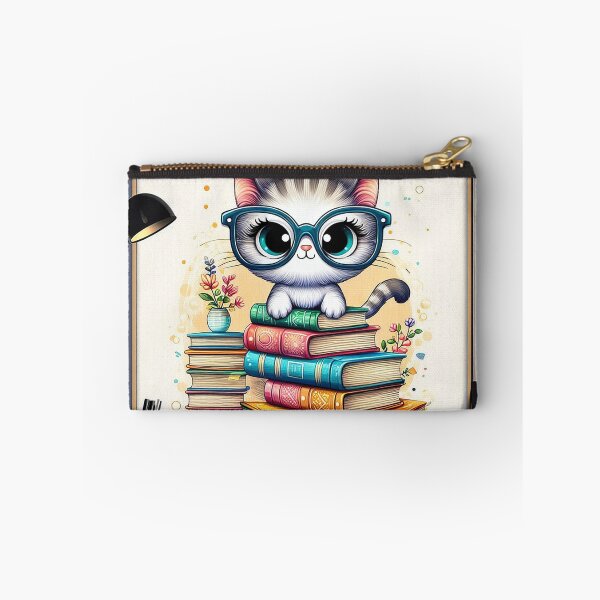 Item preview, Clever Cat Library designed and sold by TextileTrove.