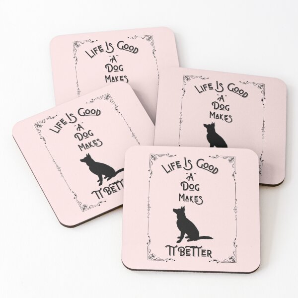 Item preview, " Life Is Good A Dog Makes It Better" Tee Essential T-Shirt " designed and sold by Wabi-SabiStudio.