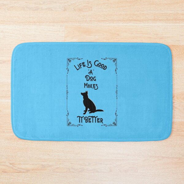 Item preview, " Life Is Good A Dog Makes It Better" Tee Essential T-Shirt " designed and sold by Wabi-SabiStudio.