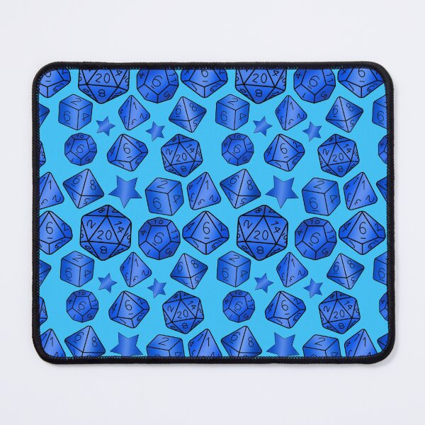 Item preview, Blue dice set designed and sold by Cthulhu loves crafts.
