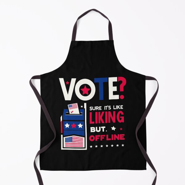 Item preview, Civic 'Like' Tee - 'Vote: It's Like Liking, But Offline' 2024 Election Shirt designed and sold by FebricFusion.