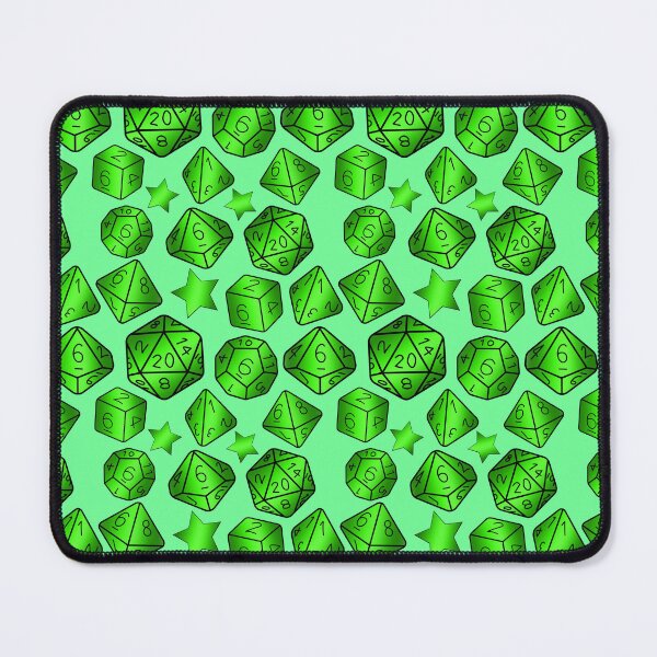 Item preview, Green dice set designed and sold by Cthulhu loves crafts.