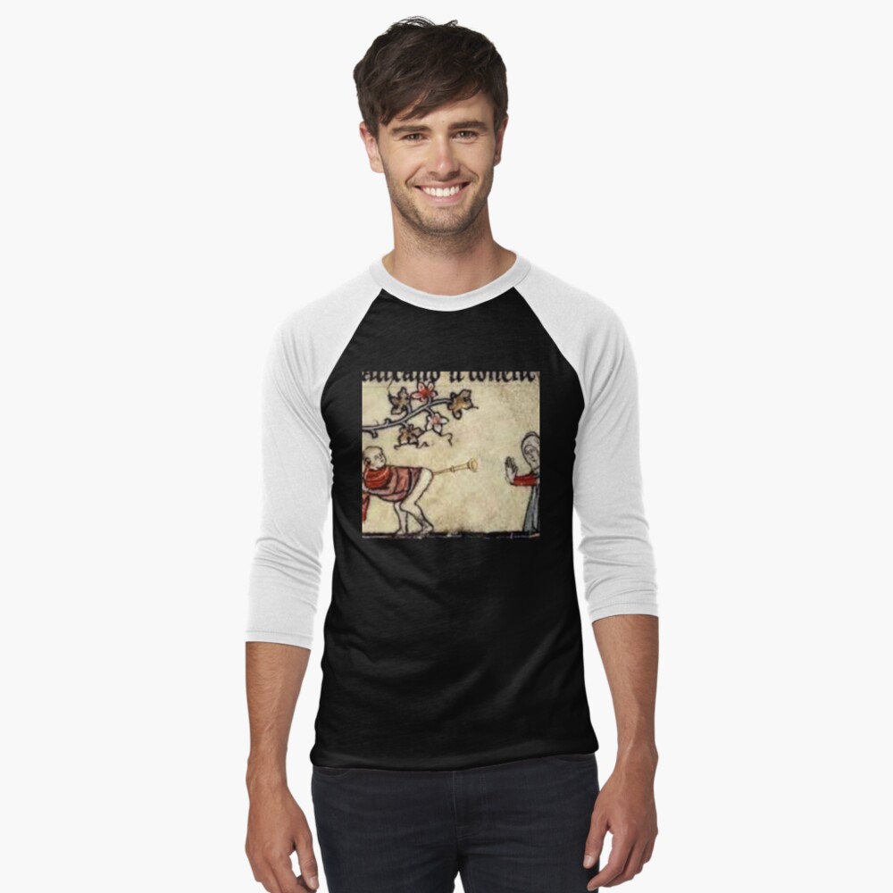 Vista previa del artículo con la obra «Camiseta ¾ estilo béisbol», diseñado y vendido por VintageManiac.