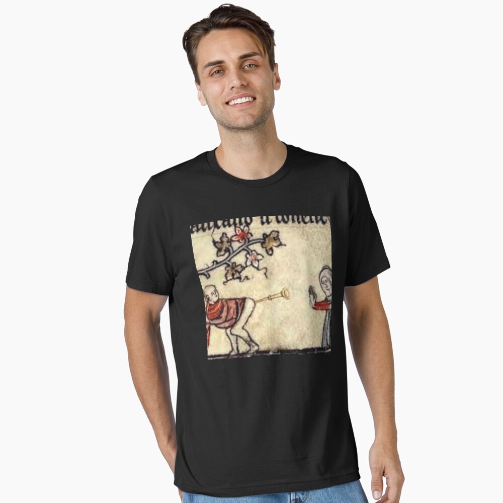 Vista previa del artículo con la obra «Camiseta esencial», diseñado y vendido por VintageManiac.