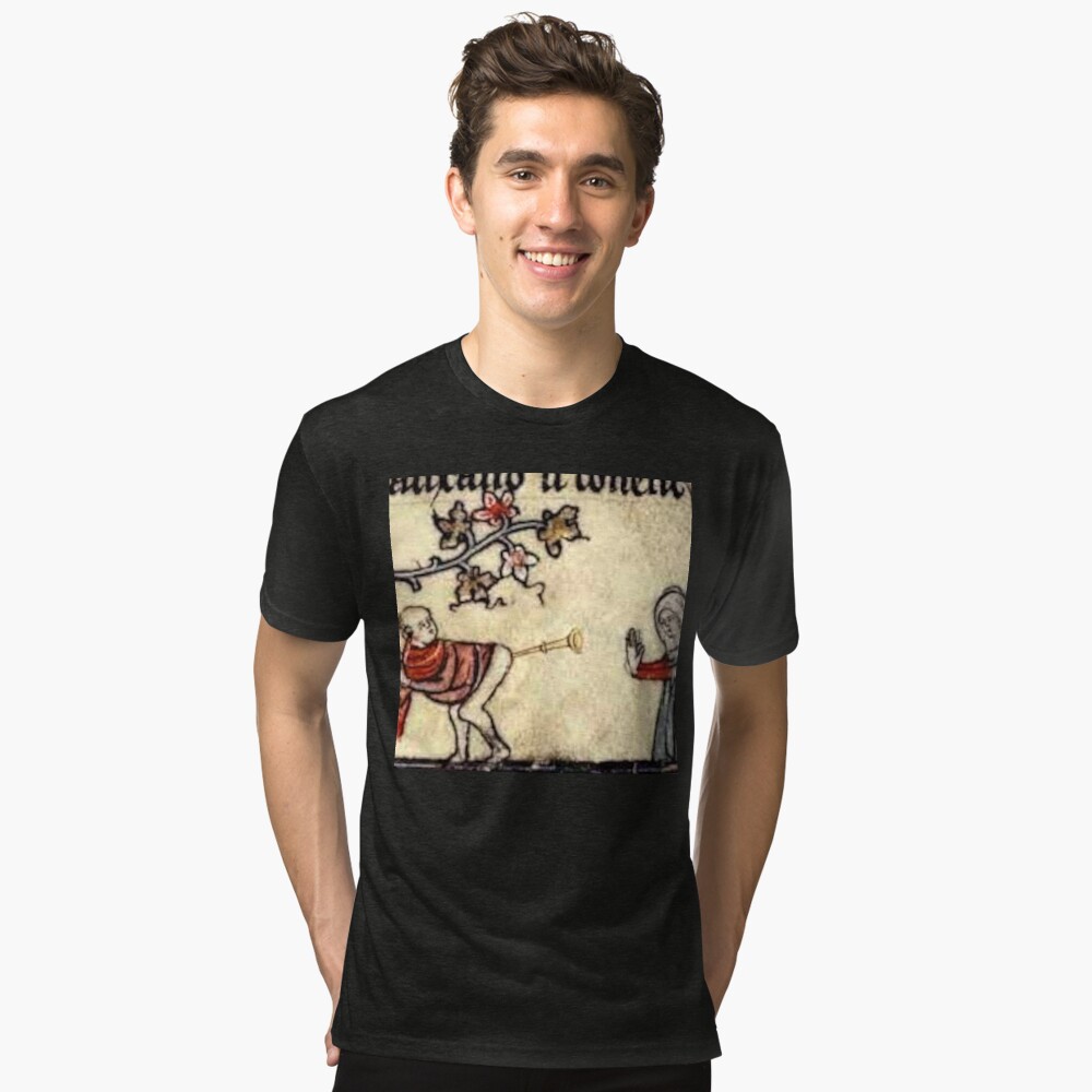 Vista previa del artículo con la obra «Camiseta de tejido mixto», diseñado y vendido por VintageManiac.