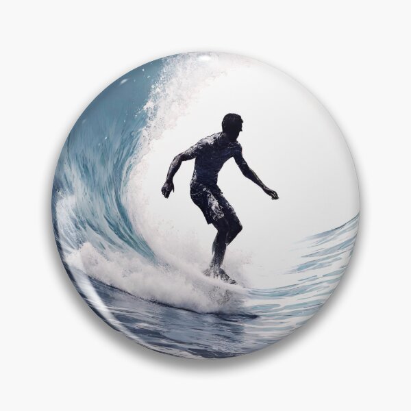 Item preview, Surfer on the Wave Sport and Passion designed and sold by Aquillashop.