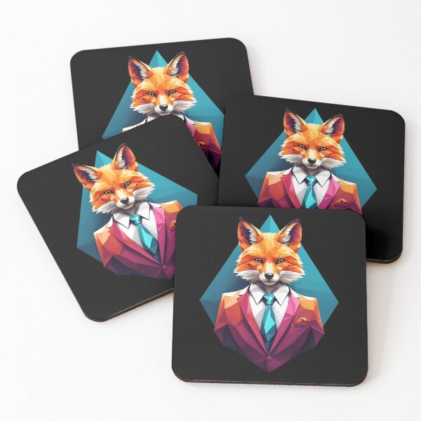 Item preview, Cool Fox - Polygon Art designed and sold by PolygonPinnacle.