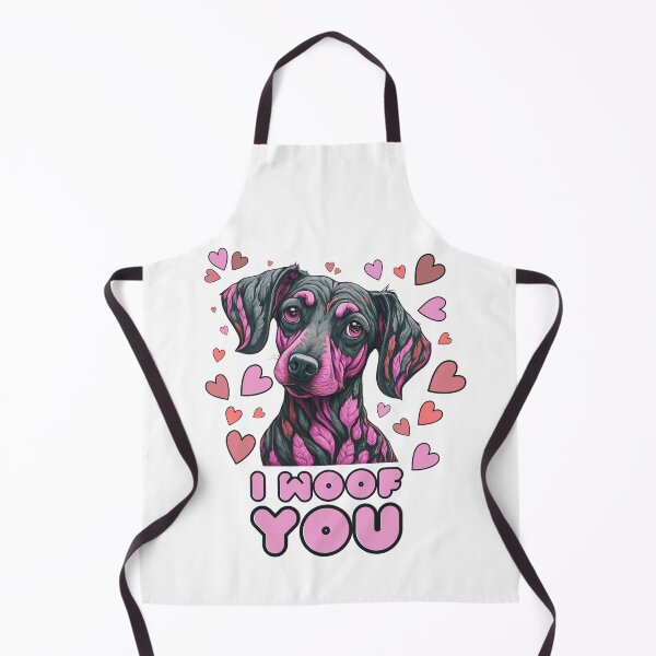 Item preview, Doxie woof you bicolor designed and sold by TheDoxieCo.