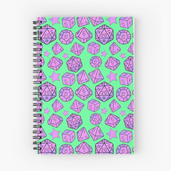 Item preview, Light purple dice set on green designed and sold by Cthulhu loves crafts.