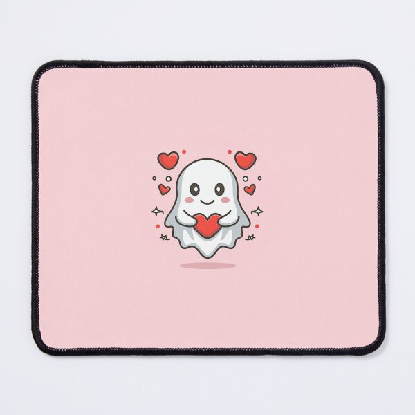 Item preview, Ghost with hearts on Valentines Day designed and sold by WienMerch.