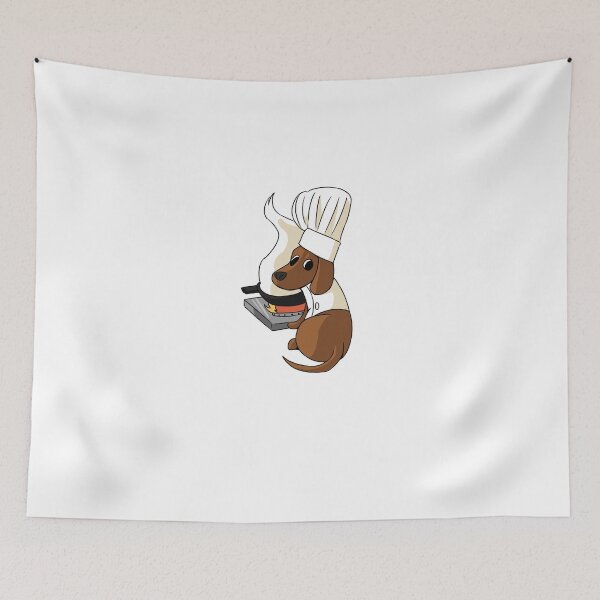 Item preview, Chef Dachshund designed and sold by TheHareStudio.