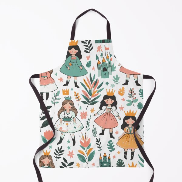 Item preview, princesses, castles, and plants designed and sold by apreia.