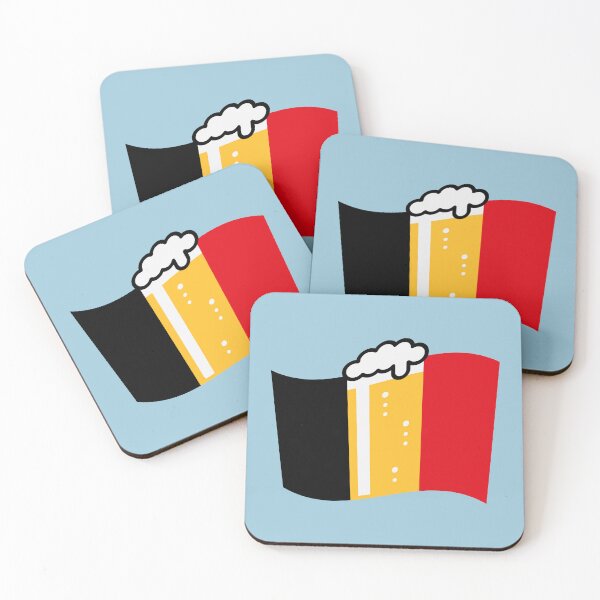 Item preview, Belgium Beer Flag (Nation Of Beer / Beerland / 4C) designed and sold by MrFaulbaum.