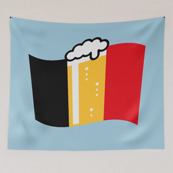 Item preview, Belgium Beer Flag (Nation Of Beer / Beerland / 4C) designed and sold by MrFaulbaum.