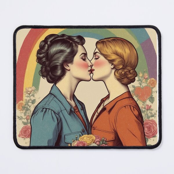 Item preview, Lesbian Vintage, Lesbian Velentine's Day  designed and sold by Mandala108.