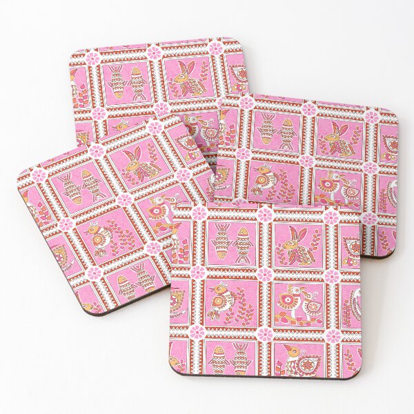 Item preview, Peekaboo - Pink designed and sold by Fabricatemyart.