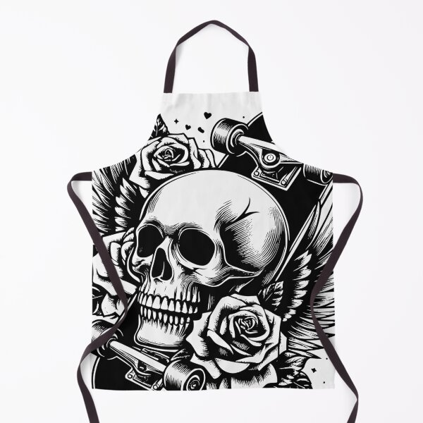 Item preview, Skull and Skate - Skateboarding fun designed and sold by MTBSkaterLoversTees.