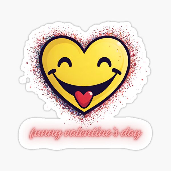Item preview, FUNNY VALENTINE’S DAY SMILING HEART DESIGN designed and sold by asudesign.
