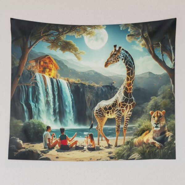 Item preview, House on The Waterfall designed and sold by EveryGoodGift.