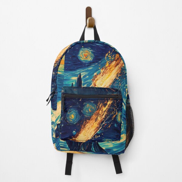 Item preview, Meteors Falling On The Starry Night - Vincent Van Gogh, Asteroid Impact designed and sold by PrintShangri-La.