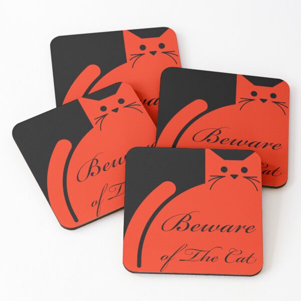 Item preview, Beware of The Cat Tshirt Sticker Cap designed and sold by DesignsMjB.