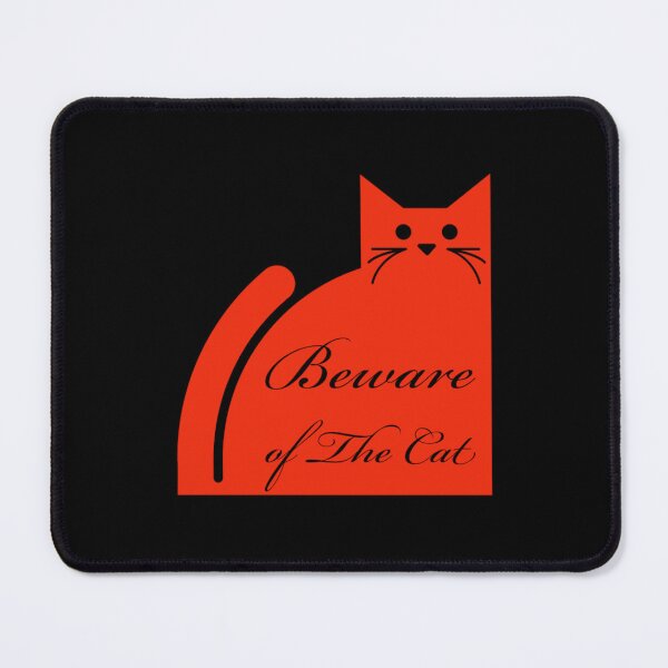 Item preview, Beware of The Cat Tshirt Sticker Cap designed and sold by DesignsMjB.