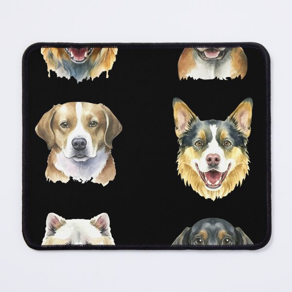 Item preview, Watercolor Funny Dog Pack Pattern Samoyed  designed and sold by Cr320.