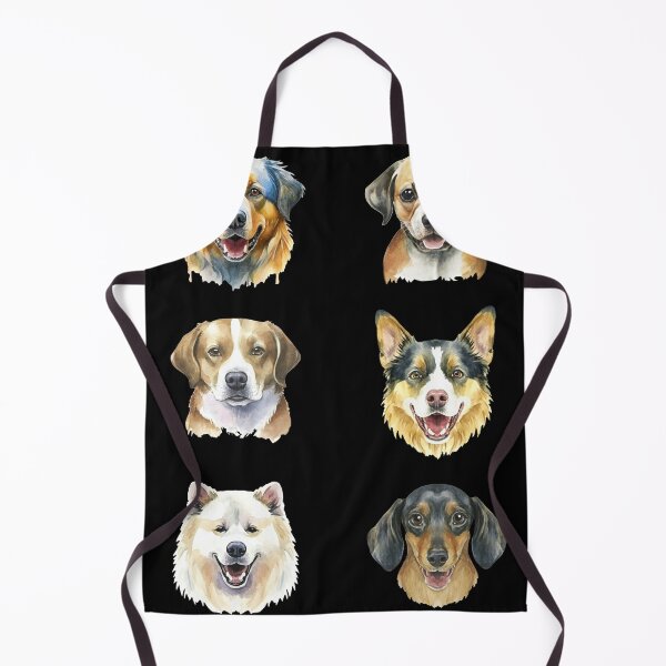 Item preview, Watercolor Funny Dog Pack Pattern Samoyed designed and sold by Cr320.