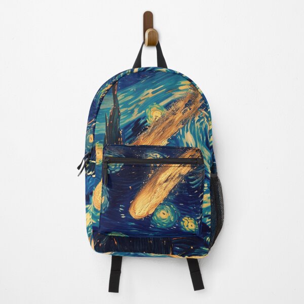Item preview, Meteors Falling On The Starry Night - Vincent Van Gogh, Asteroid Impact designed and sold by PrintShangri-La.