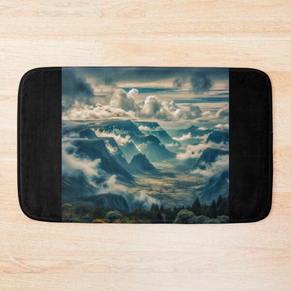 Item preview, Cloudy Maido La Réunion in the style of Van Gogh La Reunion Lovers designed and sold by artyfartypants.