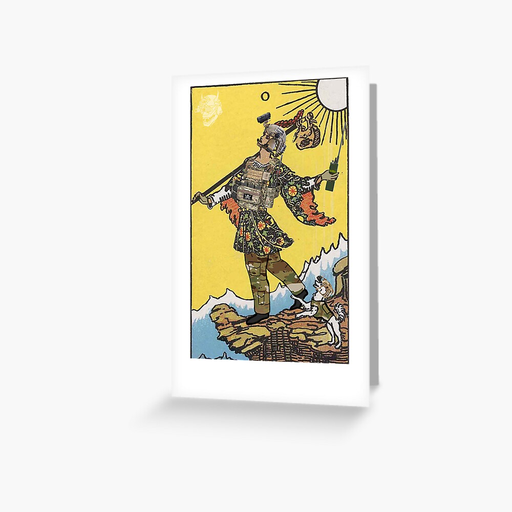 Vista previa del artículo con la obra «Tarjetas de felicitación», diseñado y vendido por GlitchedUser.