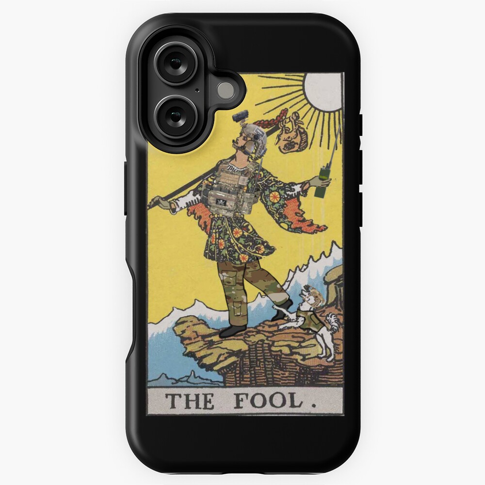 Vista previa del artículo con la obra «Funda resistente para iPhone», diseñado y vendido por GlitchedUser.