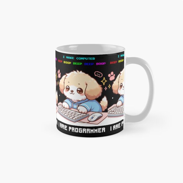 Item preview, I Are Programmer Anime Dog designed and sold by Echonn.