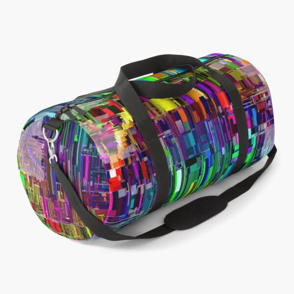 Item preview, Neon Rainbow Fractal Abstract Rectangle Design designed and sold by Warren Paul Harris.