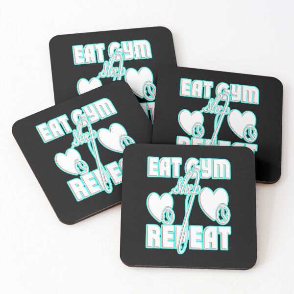 Item preview, Eat Gym Sleep Repeat designed and sold by creativerooney.