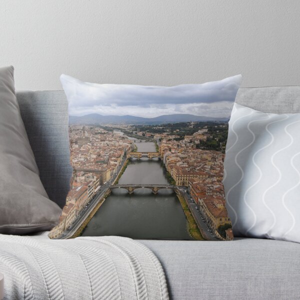 From Florence With Love Throw Pillow