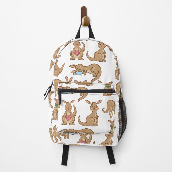Item preview, Cute Kangaroo Repeating Pattern designed and sold by BeardedTree.