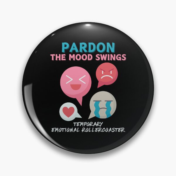 Item preview, Funny Mood Swings Emotional Rollercoaster Menstrual Cycle designed and sold by BunBuntheDog-.