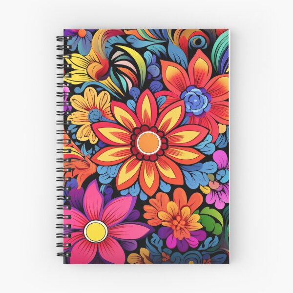 Item preview, Wonderful Vibrant Flowers Pattern #4 designed and sold by GrinGalore.